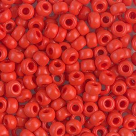 Miyuki rocailles 6/0 0407 Vermilion Red Opaque (10 gram)