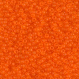 Miyuki  Rocaille 11-0138F Transparent Orange Matte 10 gram - € 1,00