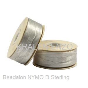Beadalon NYMO D Sterling Silver 0,3 mm