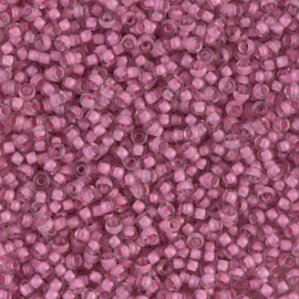 Miyuki rocailles 11-1931 SF Light Raspberry Lined Crystal (10gram)