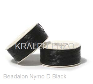 Beadalon NYMO D Black 0,3 mm