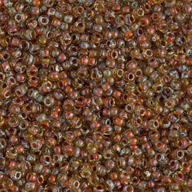 Miyuki rocailles 11-4501 Transparent Light Topaz Picasso (10 gram)