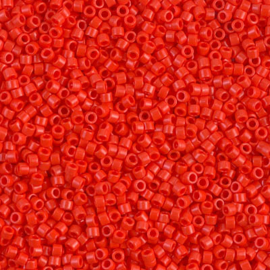 Miyuki delica 11/0 DB0727 Opaque Vermillion Red ( 5 gram)