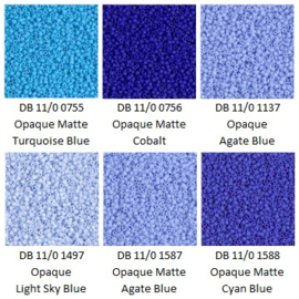 Miyuki assortiment Delica 11/0 Blue - 3