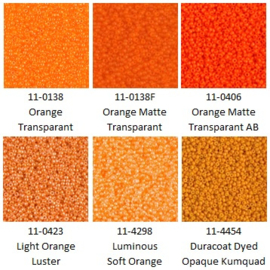 Miyuki assortiment MR11/0 Orange