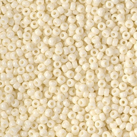 Miyuki rocailles 11-0491 Ivory Opaque (10 gram)