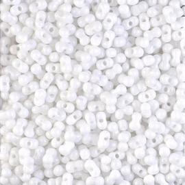Miyuki rocailles 11/0 0402 White Opaque (10 gram)