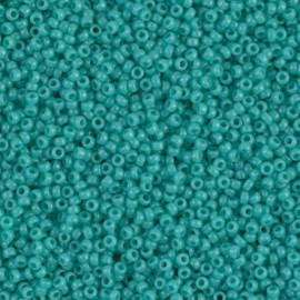 Miyuki rocailles 15-0412 Turquoise Green Opaque (5 gram)