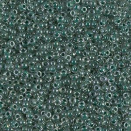 Miyuki  Rocaille 11-0217 Forest Green Lined Crystal 10 gram - € 1,00