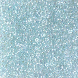 Miyuki rocailles 11-0269L Light Ice Blue Lined Crystal AB (10 gram)