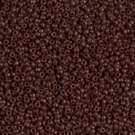 Miyuki rocailles 15-0409 Chocolate Opaque (5 gram)
