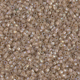 Miyuki delica 11/0 DB1731 Beige Lined Opal AB ( 5 gram)