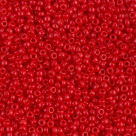 Miyuki rocailles 11/0 0408 Dark Red Opaque (10 gram)