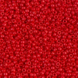 Miyuki rocailles 11/0 0408 Dark Red Opaque (50 gram)