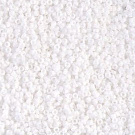 Miyuki rocailles 15 - 402 - 0402 Opaque White (20 gram)
