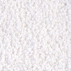 Miyuki rocailles 15 - 402 - 0402 Opaque White (5 gram)