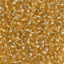 Miyuki rocailles 8-0003 Gold Silver Lined (50 gram)