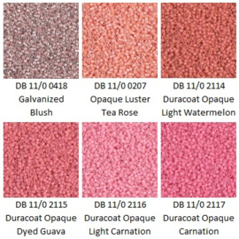 Miyuki assortiment Delica 11/0 Pink - 3