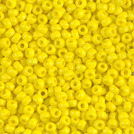 Miyuki rocailles 8-0404 Yellow Opaque (50 gram)