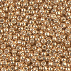 Miyuki rocailles 8-1052 Galvanized Gold (10 gram)