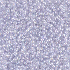Miyuki rocailles 11-2211 Pale Violet Lined Crystal AB (10 gram)