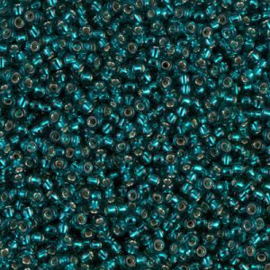 Miyuki rocailles 11-0030 transparent Dark Tale Silver Lined (10 gram)