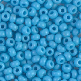 Miyuki rocailles 6/0 0413 Turquoise Blue Opaque (10 gram)