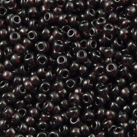 Miyuki rocailles 11-2402 Transparent Extra Dark Smoky Amethyst (10 gram)