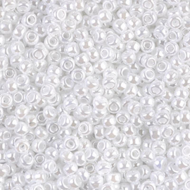 Miyuki rocailles 8-0528 White Pearl Ceylon (50 gram)