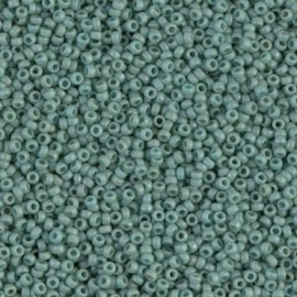 Miyuki rocailles 15-2028  Opaque Sea Foam Luster Matte (5 gram)