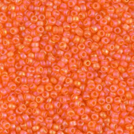 Miyuki rocailles 11/0 0138FR  Transparent Orange Matte AB (10 gram)