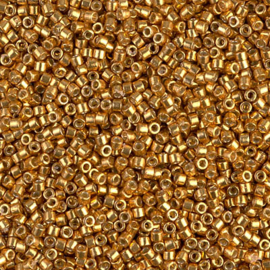 Miyuki delica 11/0 DB1833 Duracoat Galvanized Yellow Gold ( 20 gram)