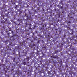 Miyuki rocailles 11-0574 Dyed Lilac Silver Lined Alabaster (10 gram)