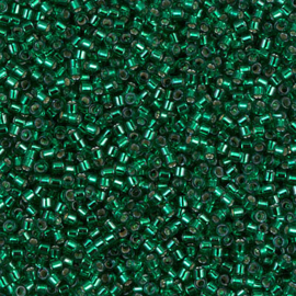 Miyuki delica 11/0 DB-0605 Silver Lined Emerald ( 5 gram)