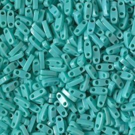 Miyuki Quarter Tila 0412 Turquoise Green Opaque 5 gram