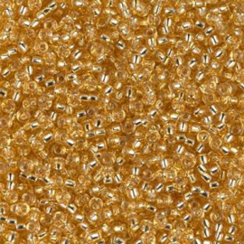 Miyuki rocailles 11/0 0003 Gold Silver Lined (50 gram)