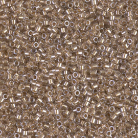 Miyuki delica 11/0 DB0907 Sparkling Beige Lined Crystal ( 5 gram)