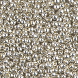 Miyuki rocailles 8/0 1051 Galvanized Silver (10 gram)