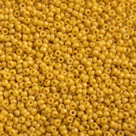 Miyuki rocailles 15 - 4692 Opaque Glazed Frosted Citron (5 gram)