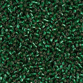 Miyuki delica 11/0 DB-0148 Green Silver Lined ( 5 gram)