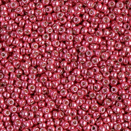 Miyuki rocailles 11/0 4211 Light Cranberry Duracoat Galvanized (10gram)