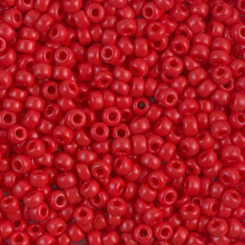 Miyuki rocailles 8-0408 Red Opaque (50 gram)