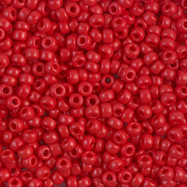 Miyuki rocailles 8-0408 Red Opaque (10 gram)