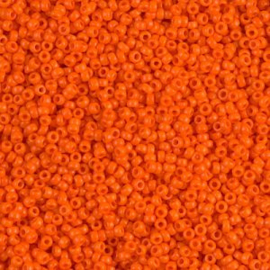 Miyuki rocailles 15 - 406 - 0406 Opaque Orange (20 gram)