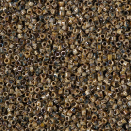 Miyuki delica 11/0 DB-2267 Opaque Picasso Brown ( 5 gram)