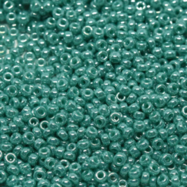 Miyuki rocailles 11/0 0435 Green Turquoise Opaque Luster (10 gram)