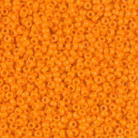 Miyuki rocailles 11/0 0405 Tangerine Opaque (10 gram)