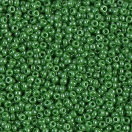 Miyuki rocailles 11/0 0431 Green Opaque Luster (50 gram)