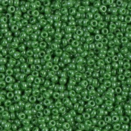 Miyuki rocailles 11/0 0431 Green Opaque Luster (10 gram)