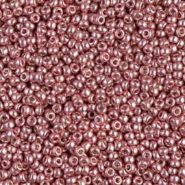 Miyuki rocailles 11/0 4209 Dark Coral Duracoat Galvanized (10 gram)